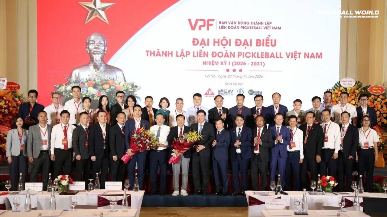 Ông Lê Văn Thành Đắc Cử Chủ Tịch Liên Đoàn Pickleball Việt Nam (VPF) Nhiệm Kỳ I (2026-2031)